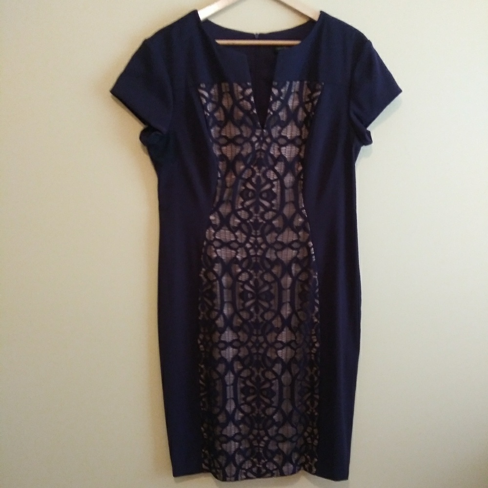 Dress mauve lace Connected Apparel